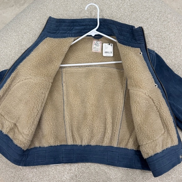 NEW WITH TAGS WE THE FREE WES SUEDE BOMBER JACKET - Picture 7 of 8